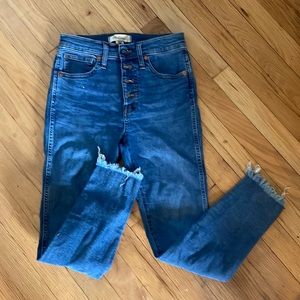 NWOT Madewell 10-inch high waist skinny jeans- size 26P